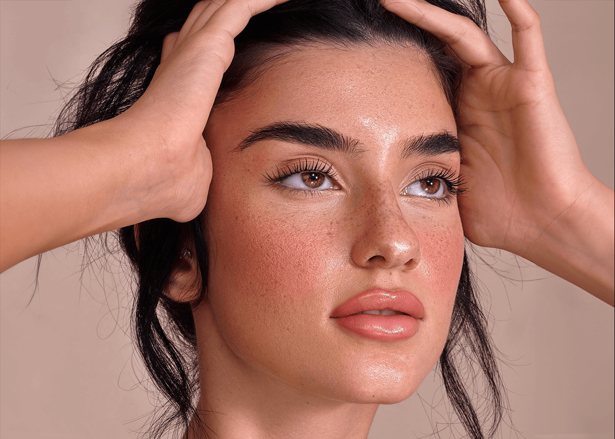 MakeupByMelda Glowing Freckled Skin Blushed out Cheeks