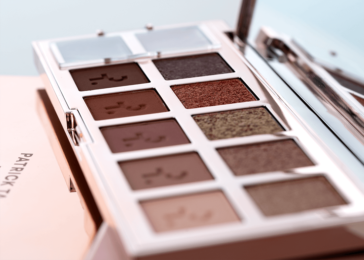 Patrick Ta Major Dimension Macro Shot of Eyeshadow Palette with Reflection v2