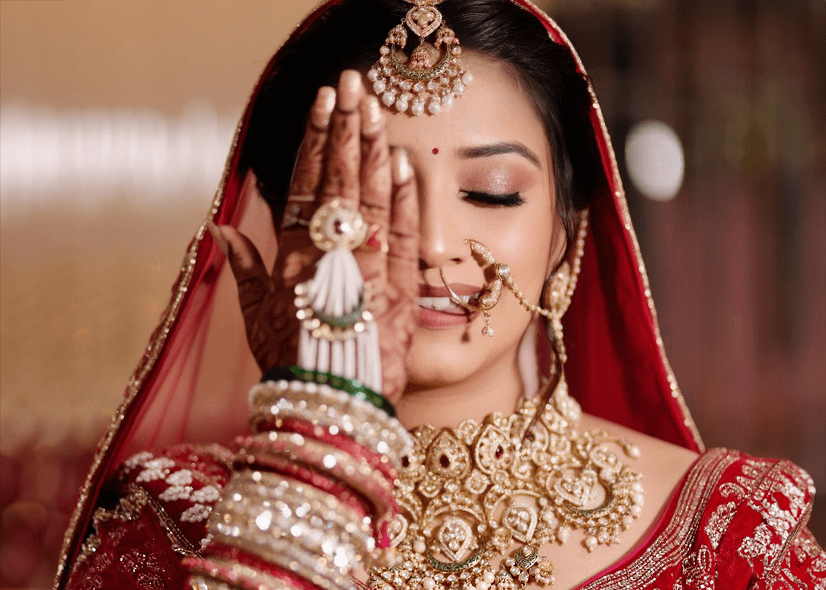 Rose Love Indian Wedding Makeup