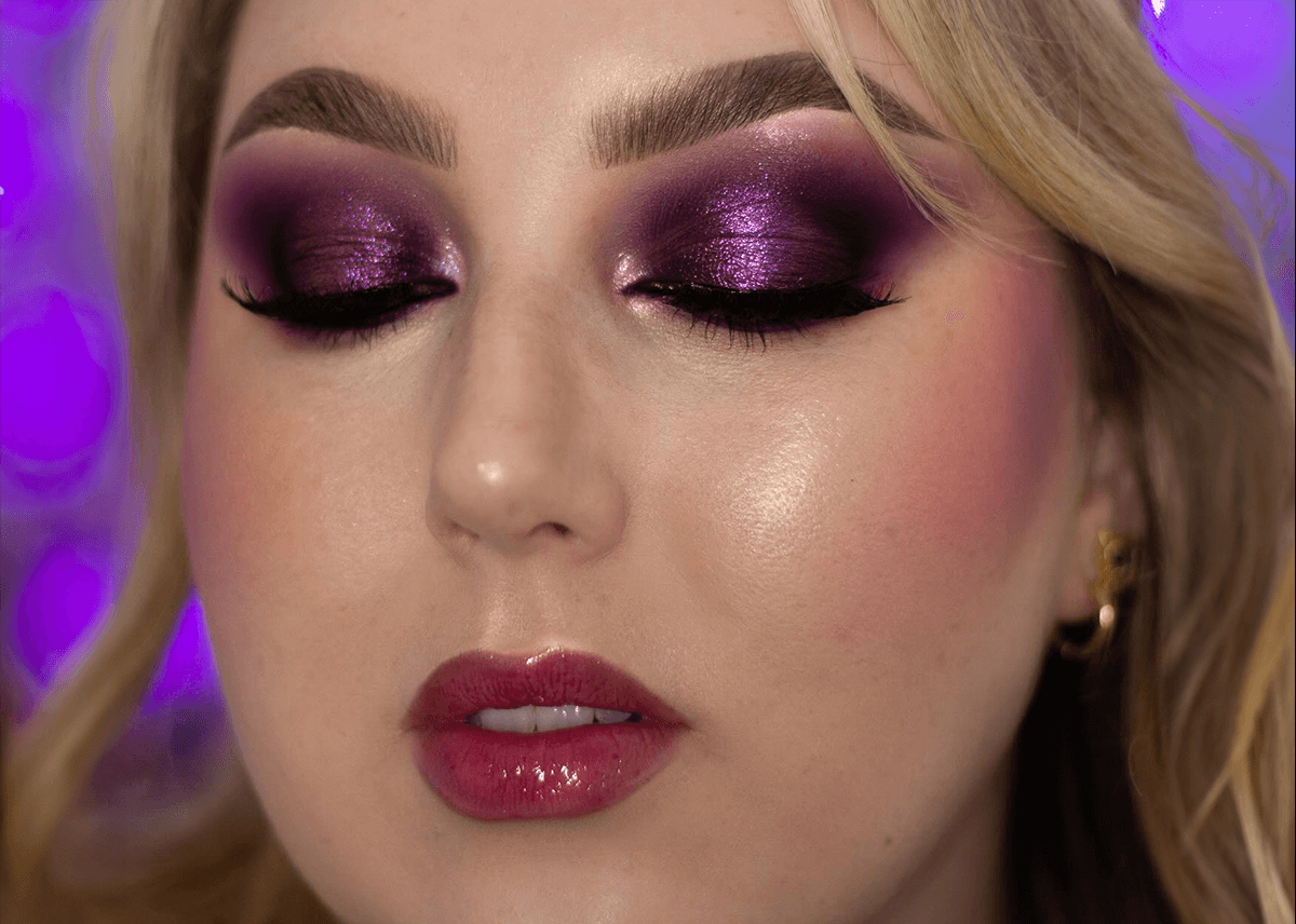 Enchanted Eggplant with Shimmer Eyeshadow