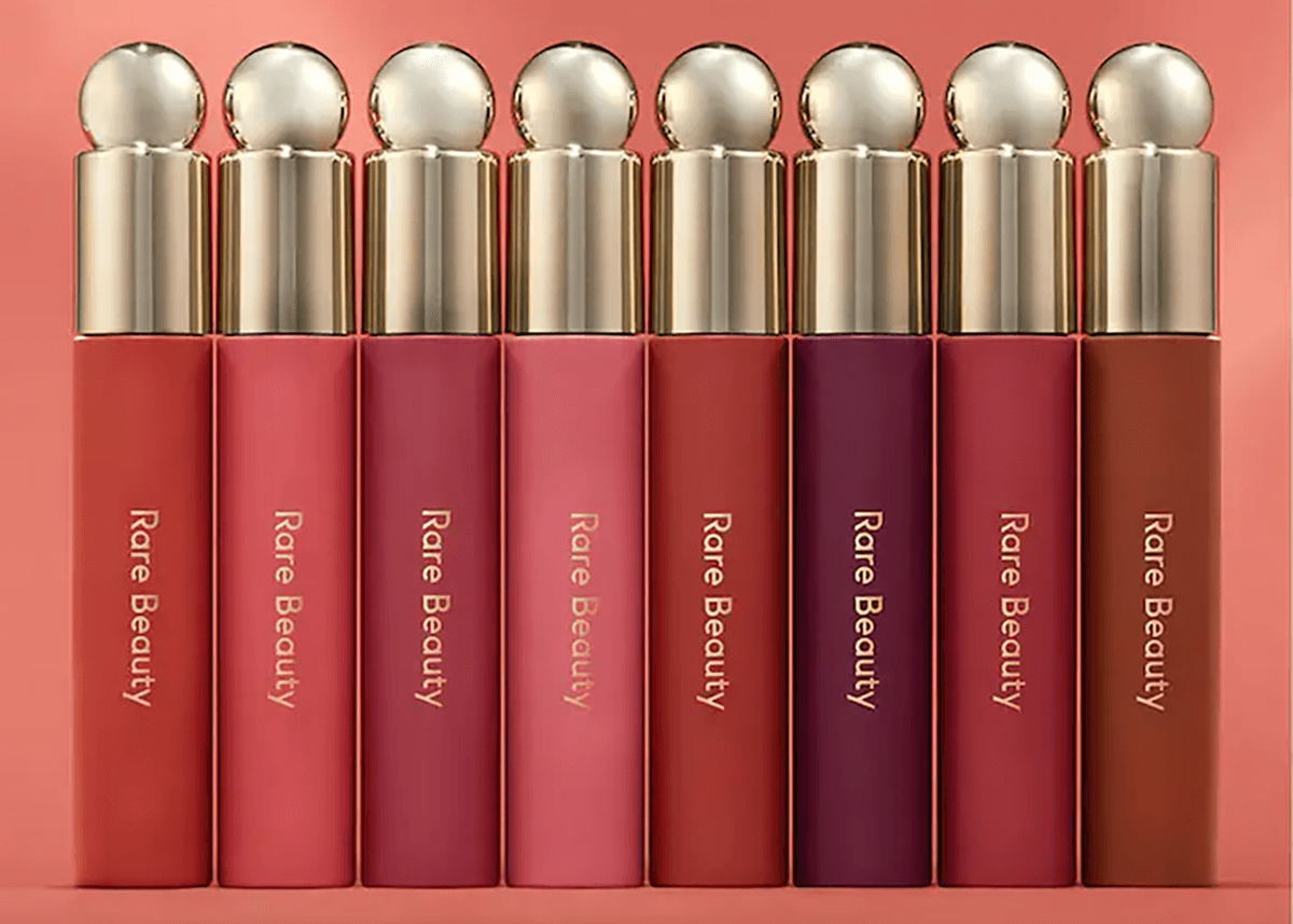 rare beauty tinted lip oil product lineup